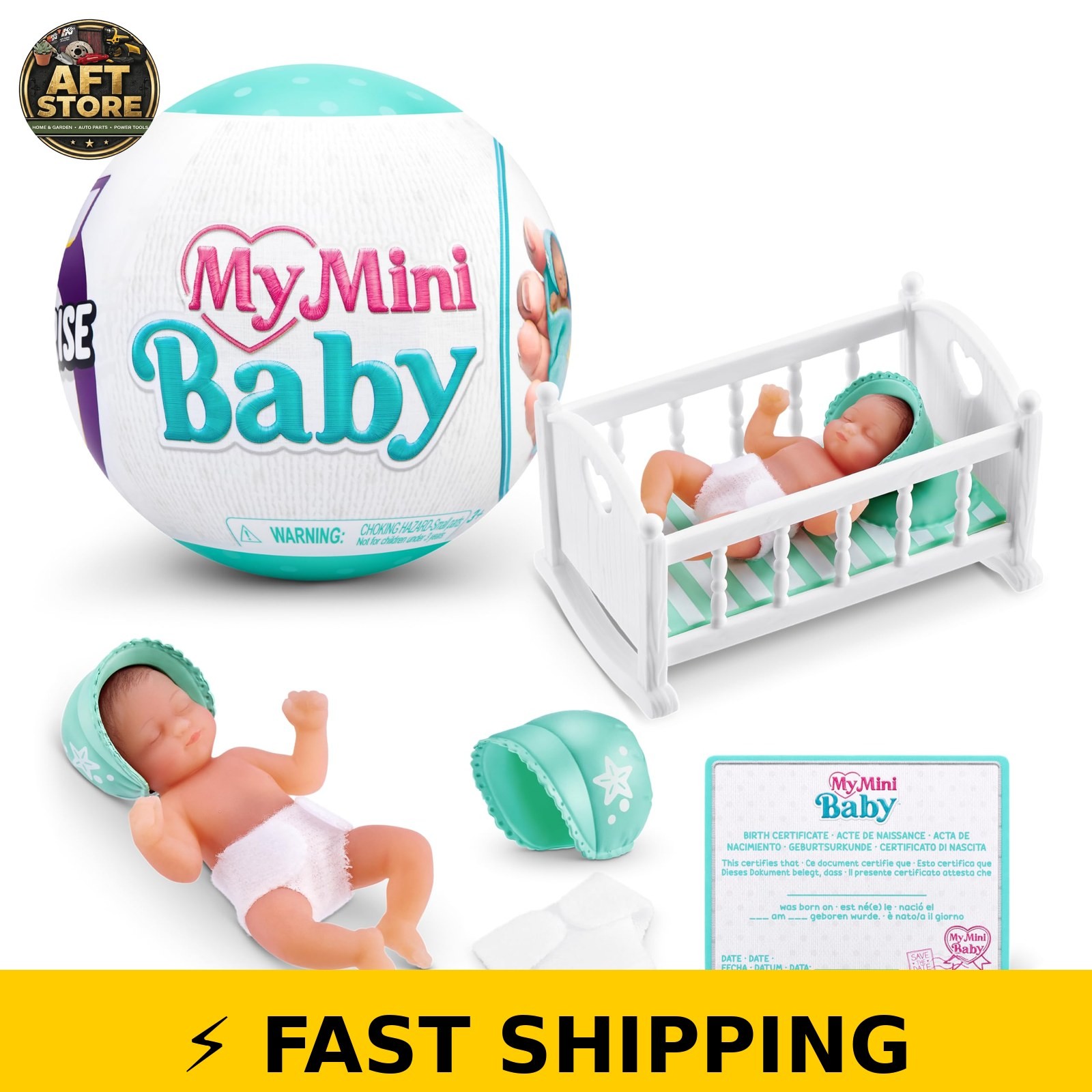 5 Surprise My Mini Baby Series 1 by ZURU - Collectible Toy 5 Surprise My Mini Baby Series 1 by ZURU - Collectible Toy