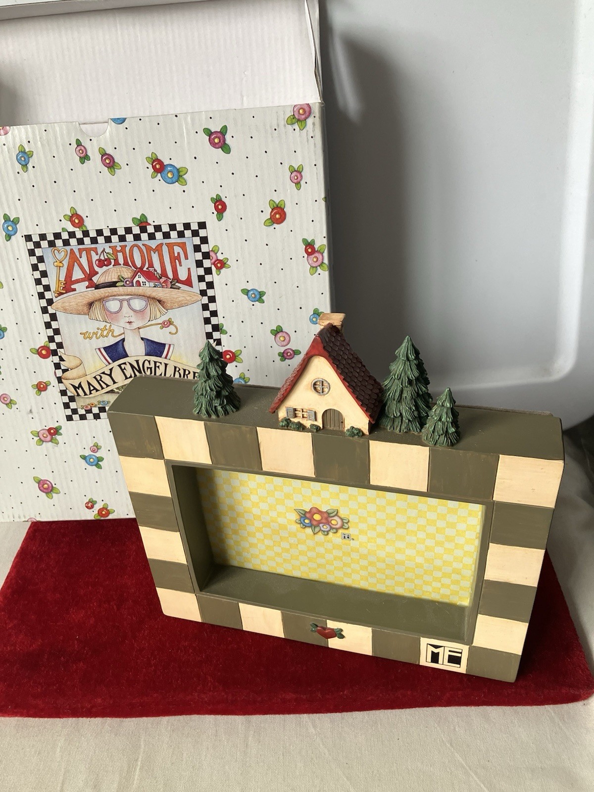 Vintage Mary Engelbreit Charpente 1997 House Cottage Picture Frame ME Boxed New Vintage Mary Engelbreit Charpente 1997 House Cottage Picture Frame ME Boxed New