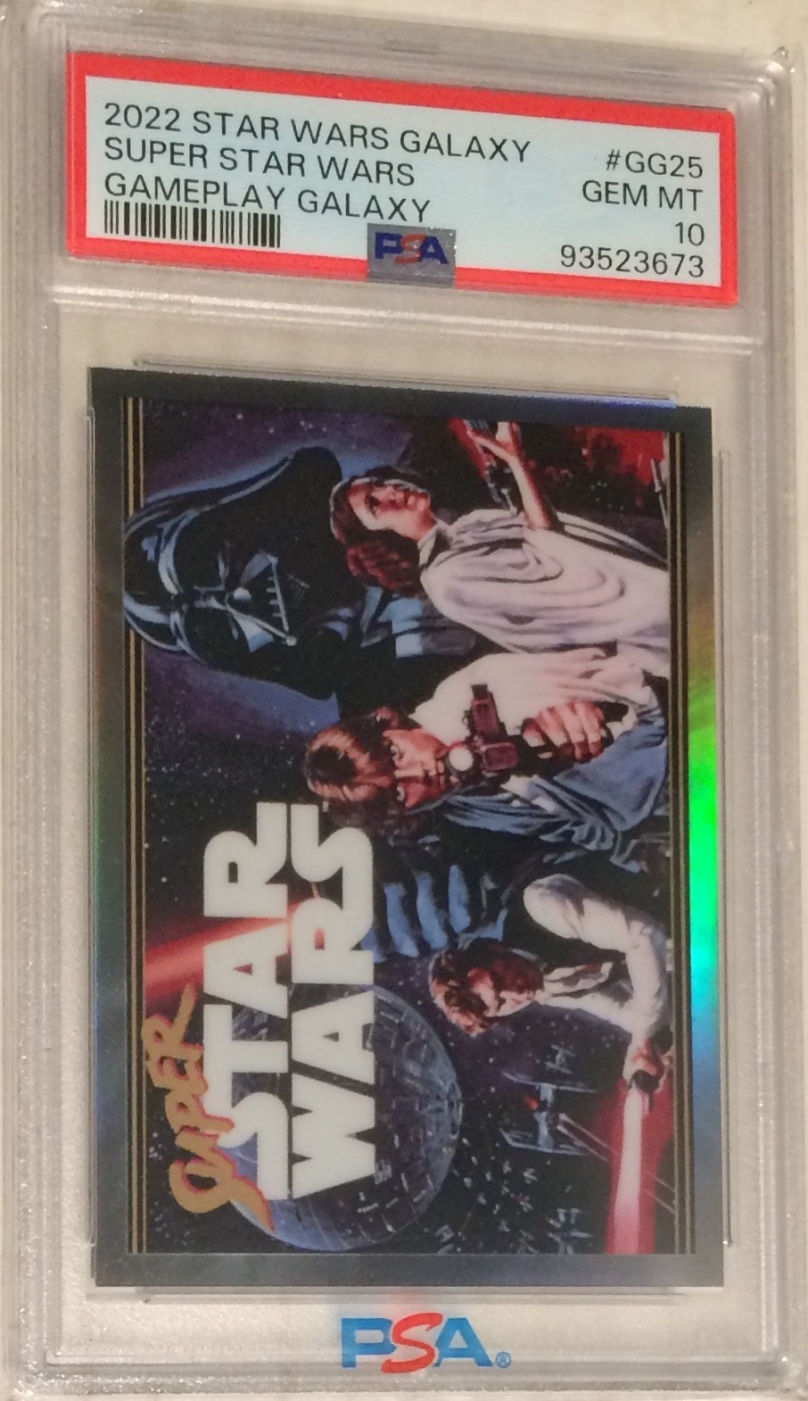 2022 Topps Chrome Galaxy PSA 10 Super Star Wars Gameplay Galaxy #GG25 GG-25 2022 Topps Chrome Galaxy PSA 10 Super Star Wars Gameplay Galaxy #GG25 GG-25
