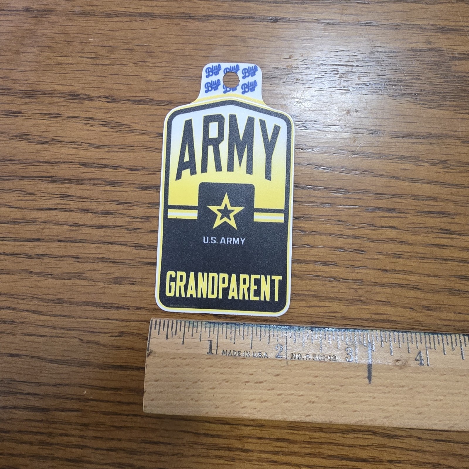 US Army Grandparent Sticker 3x2\'  Vinyl Decal Proud Military Family Car Window