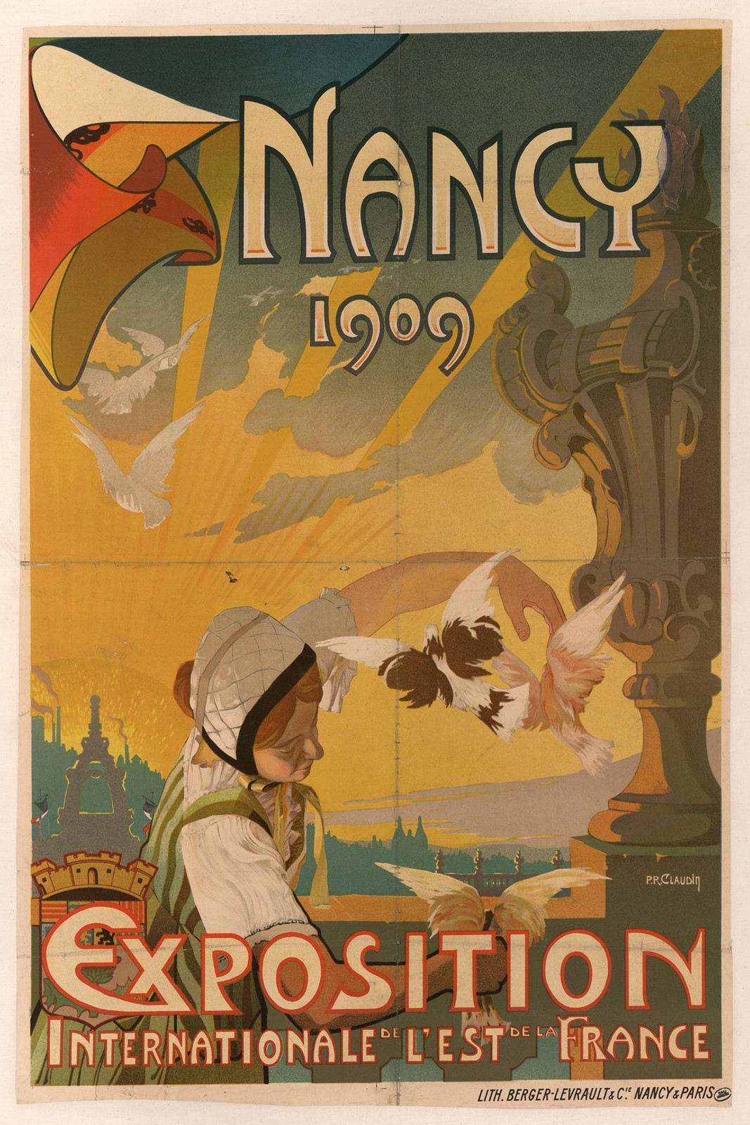 Nancy 1909 Exposition Poster 🗞️ Elegant Vintage Art - 24x36” - Premium Matte Nancy 1909 Exposition Poster 🗞️ Elegant Vintage Art - 24x36” - Premium Matte