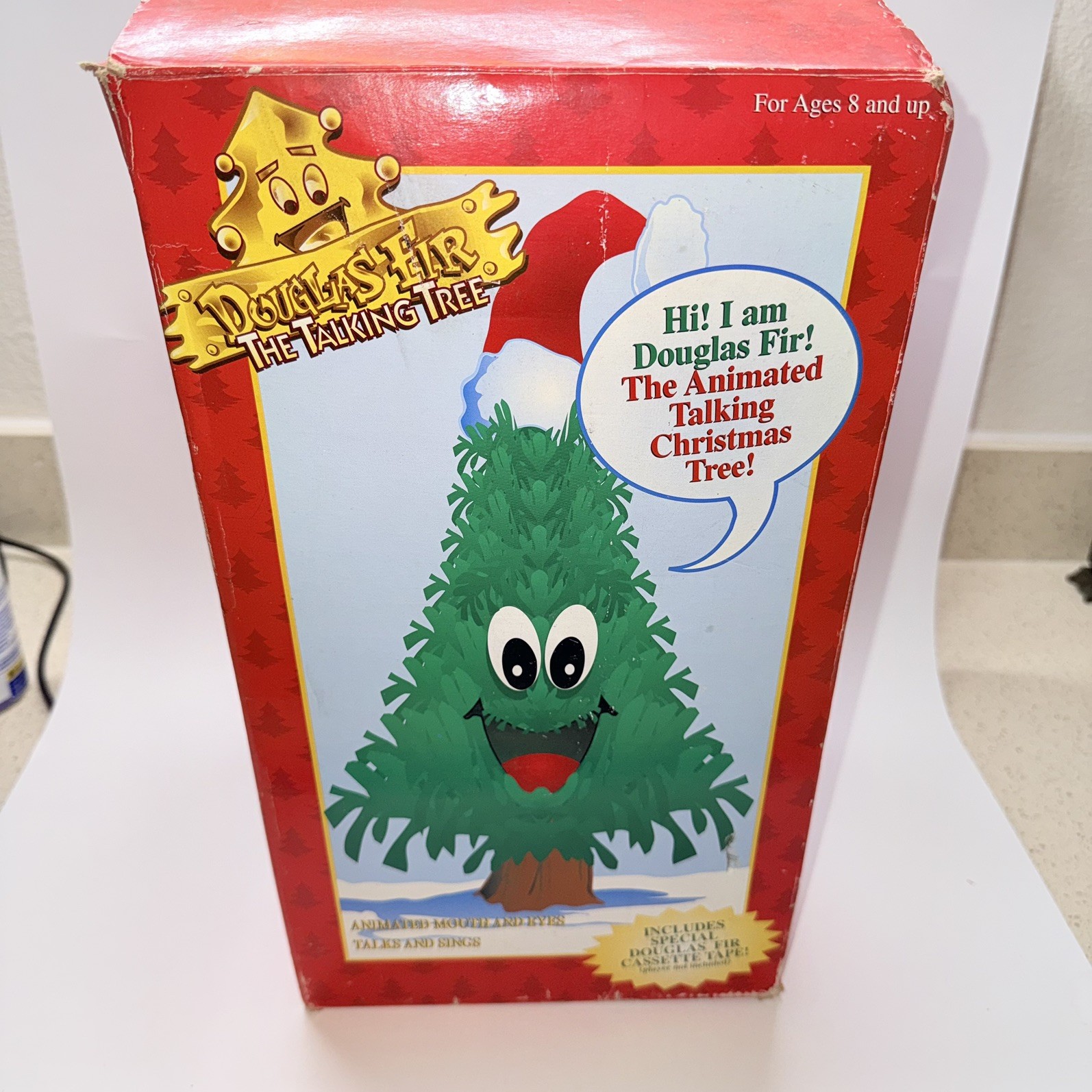 1996 Gemmy Douglas Fir - THE TALKING TREE - Animated Singing CHRISTMAS TREE
