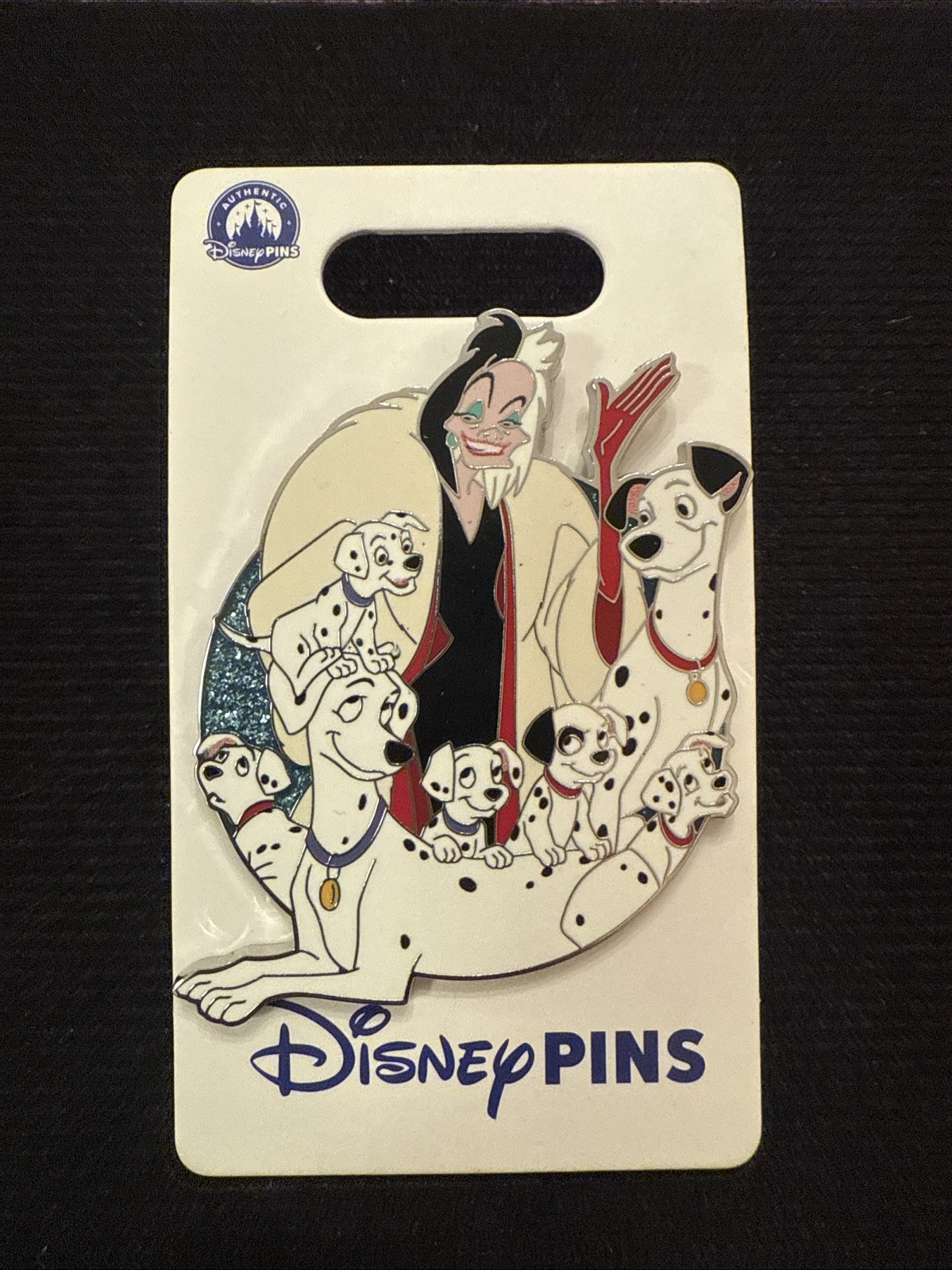 2025 Disney Parks Family Cluster 101 Dalmatians Cruella Pongo Perdita OE Pin