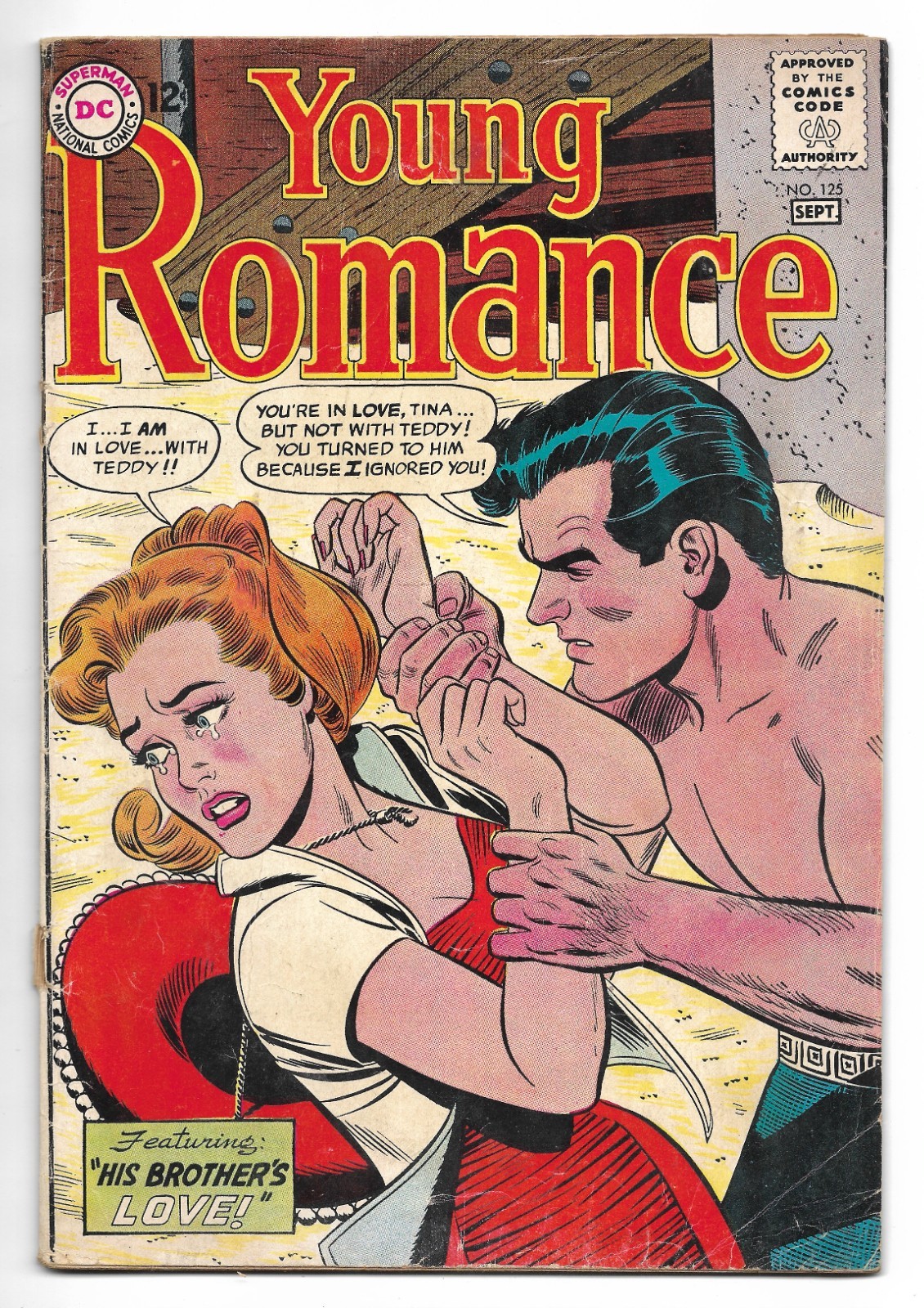 Young Romance #125 (DC Comics, 1963) John Romita Cover, GGA | GD/VG 3.0