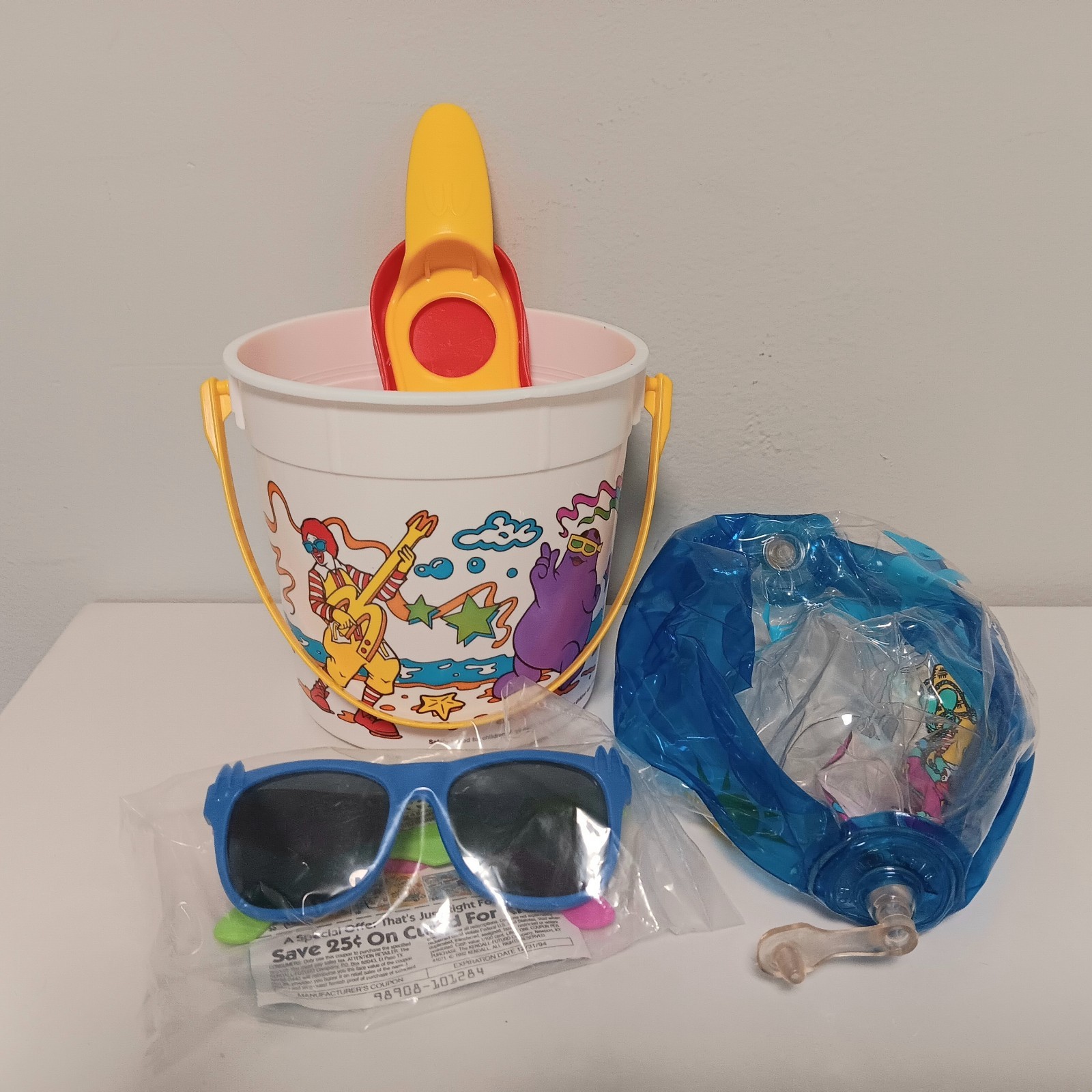 McDonald\'s Vintage Beach Pail Set