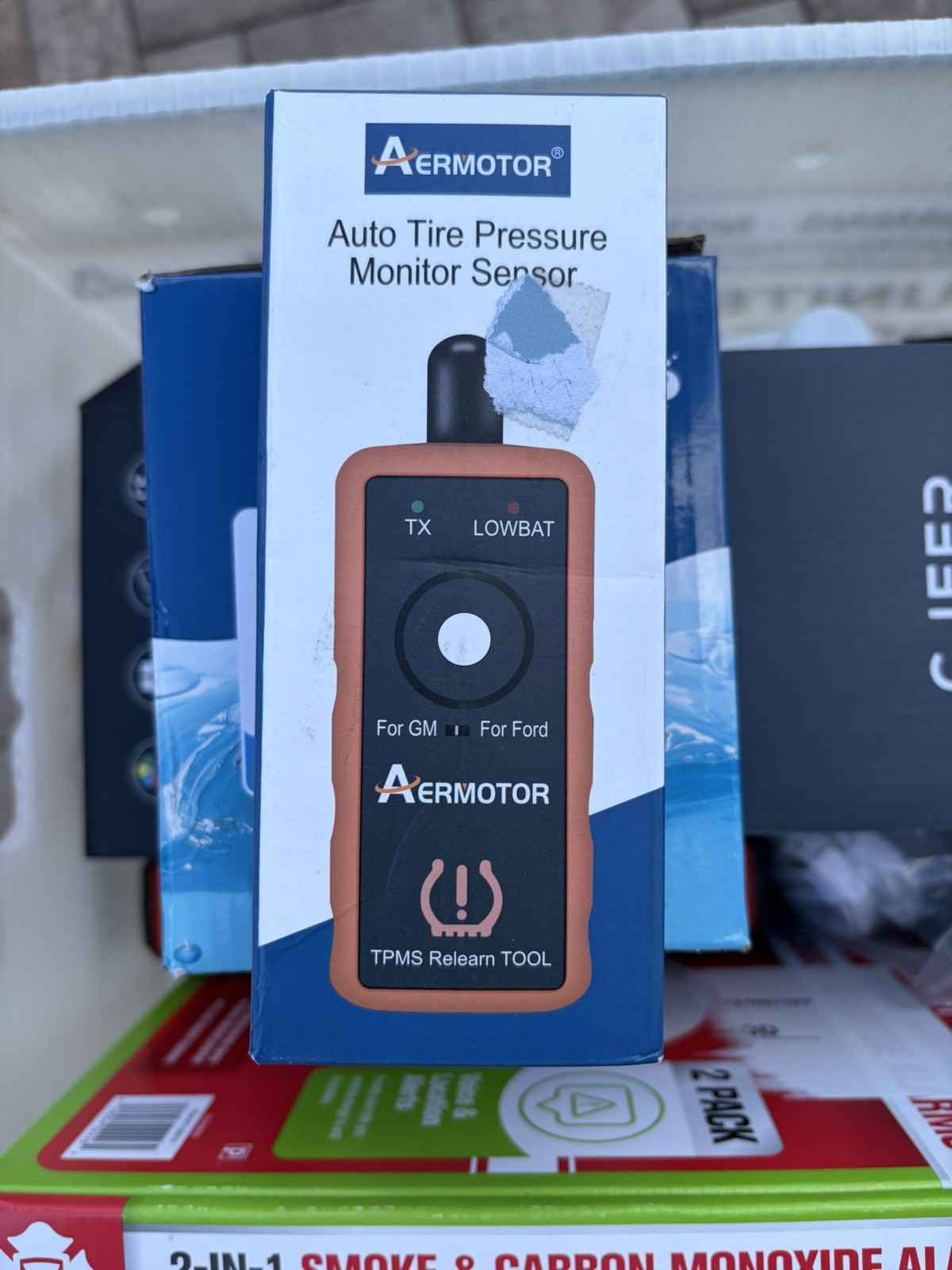 2 in 1 TPMS Tire Pressure Monitor Sensor Scanner Car Tire Pressure Monitor EL-50