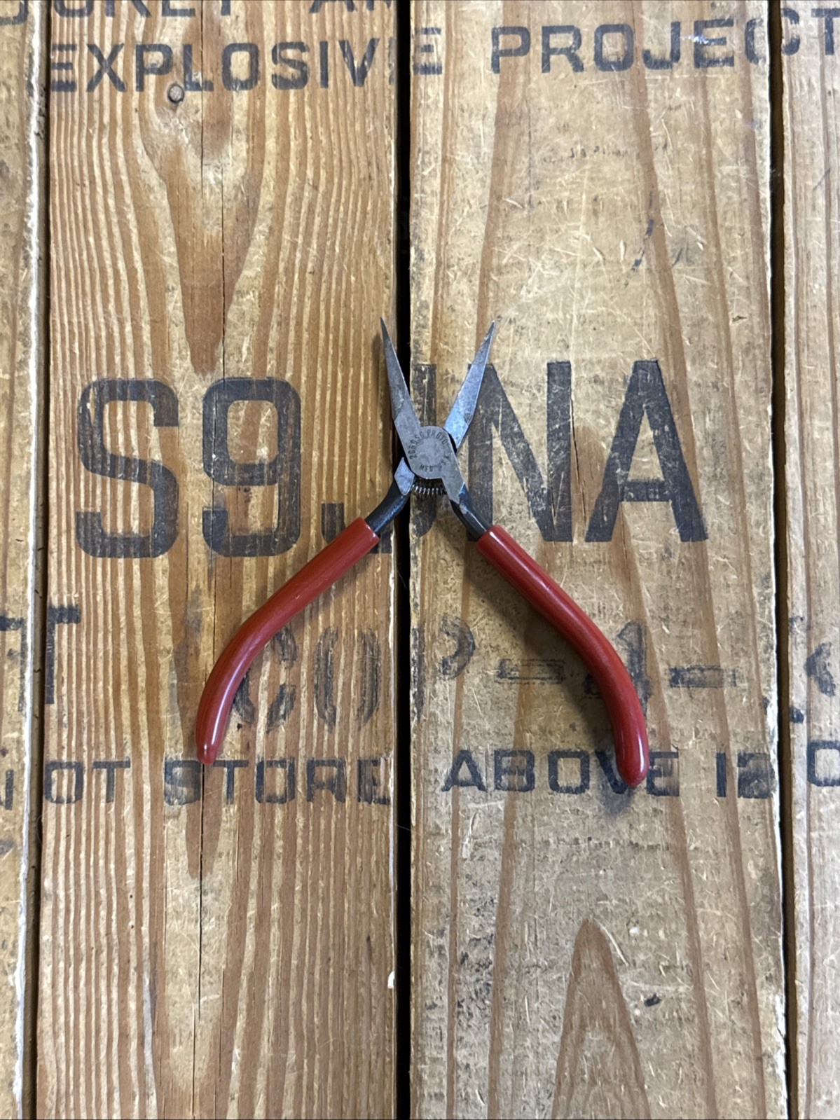 Vintage Proto 268BSG Mini Needle Nose Pliers USA Red Grips Nice Vintage Proto 268BSG Mini Needle Nose Pliers USA Red Grips Nice