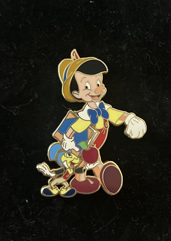 Disney Shopping Pinocchio & Jiminy Back to School 2008 LE250 Pin Rare Disney Shopping Pinocchio & Jiminy Back to School 2008 LE250 Pin Rare
