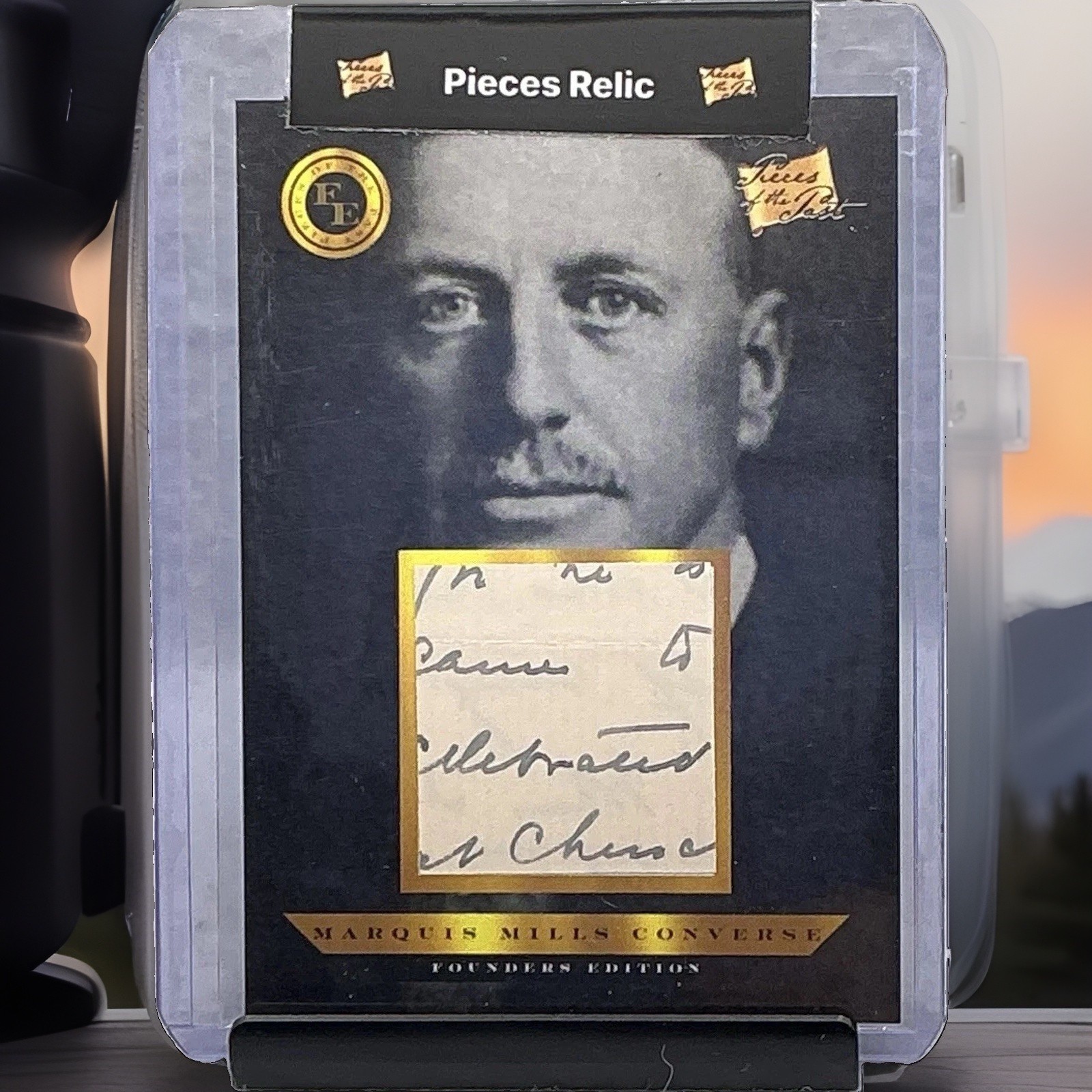 2023 Pieces Of The Past Founders Marquis Converse Vintage Handwritten Relic Rare