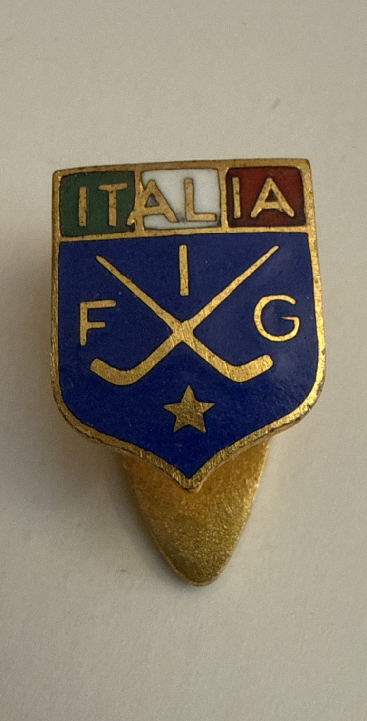 Federazione Italiana Golf/Italian Golf Federation” enamel Pin Federazione Italiana Golf/Italian Golf Federation” enamel Pin