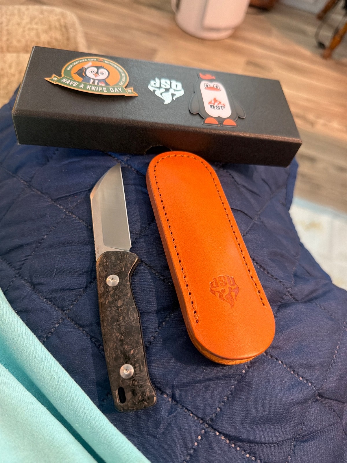 QSP Knife Baby Penguin Fixed Knife 2.5\ QSP Knife Baby Penguin Fixed Knife 2.5\