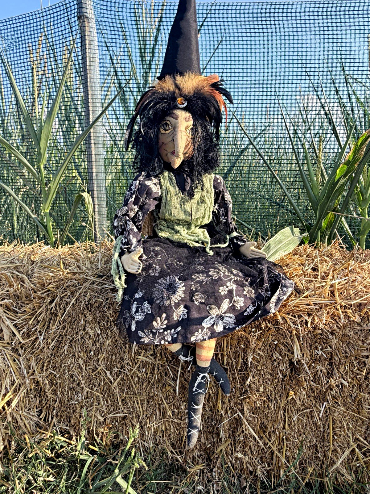 Joe Spencer Gallerie II Witch Thelma Halloween Gathered Traditions 19”- 29” VTG Joe Spencer Gallerie II Witch Thelma Halloween Gathered Traditions 19”- 29” VTG