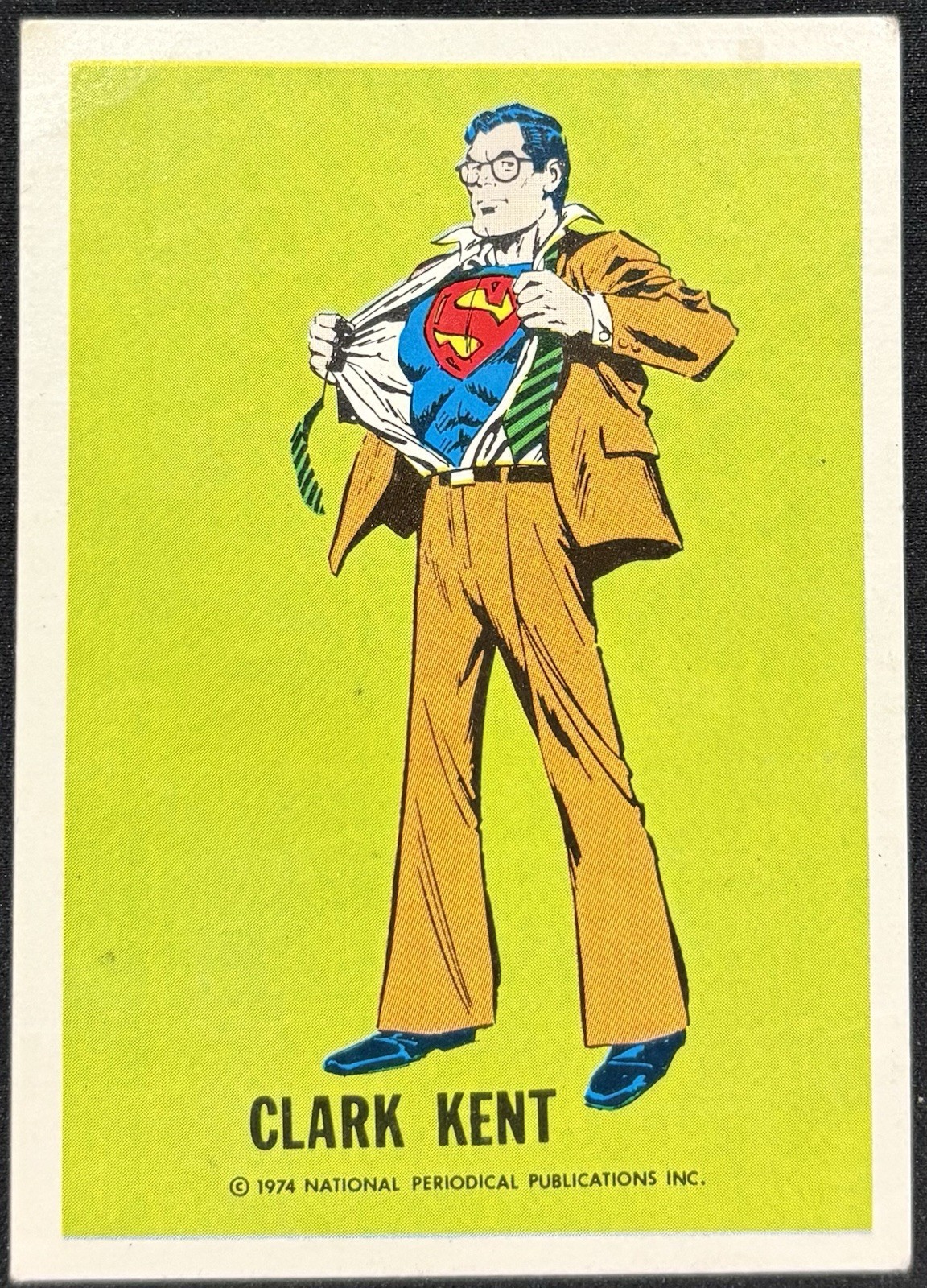 1974 National Periodical Warner Bros Wonder Bread - Clark Kent 1974 National Periodical Warner Bros Wonder Bread - Clark Kent