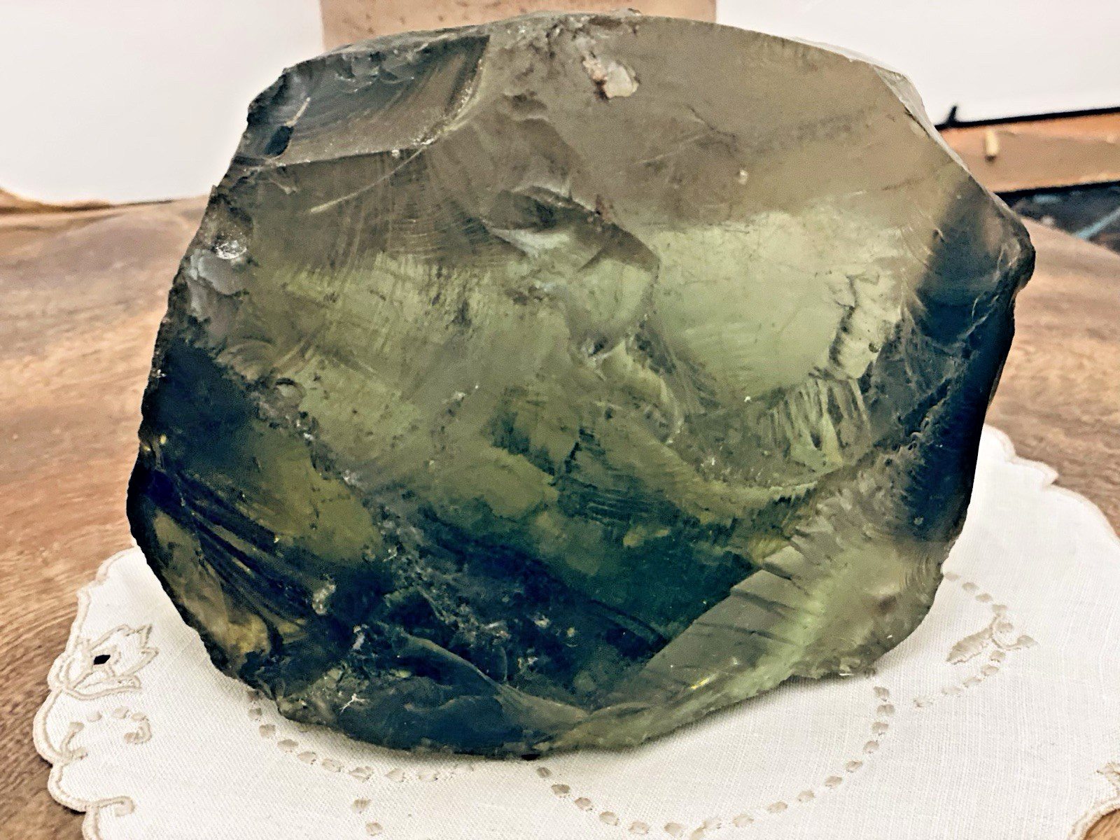 Large Piece Of Vintage Glass Slag. Origin Glasstown, Millville, NJ Large Piece Of Vintage Glass Slag. Origin Glasstown, Millville, NJ