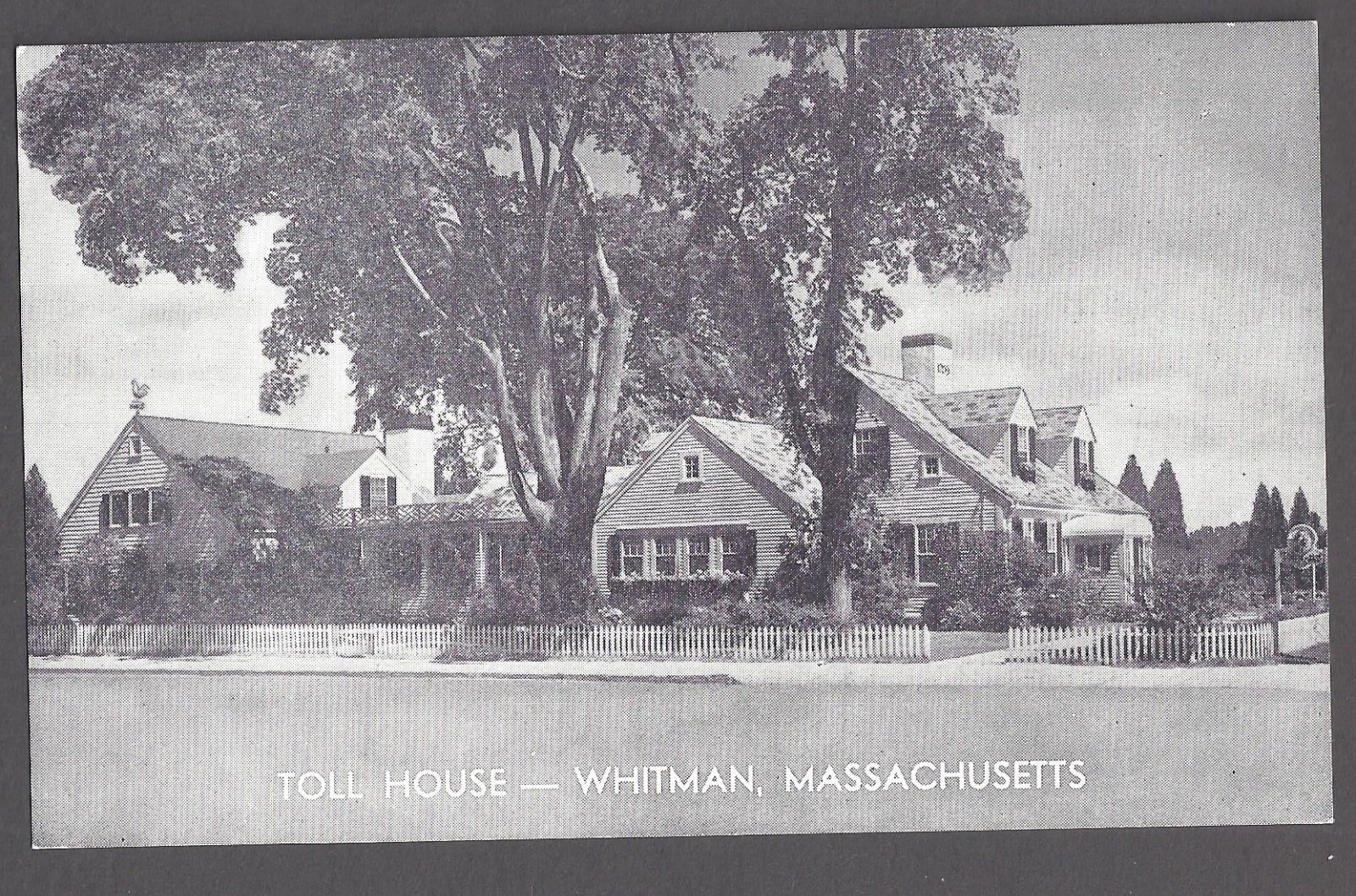 Toll House Whitman Massachusetts Postcard Home of Creator of Namesake Cookies