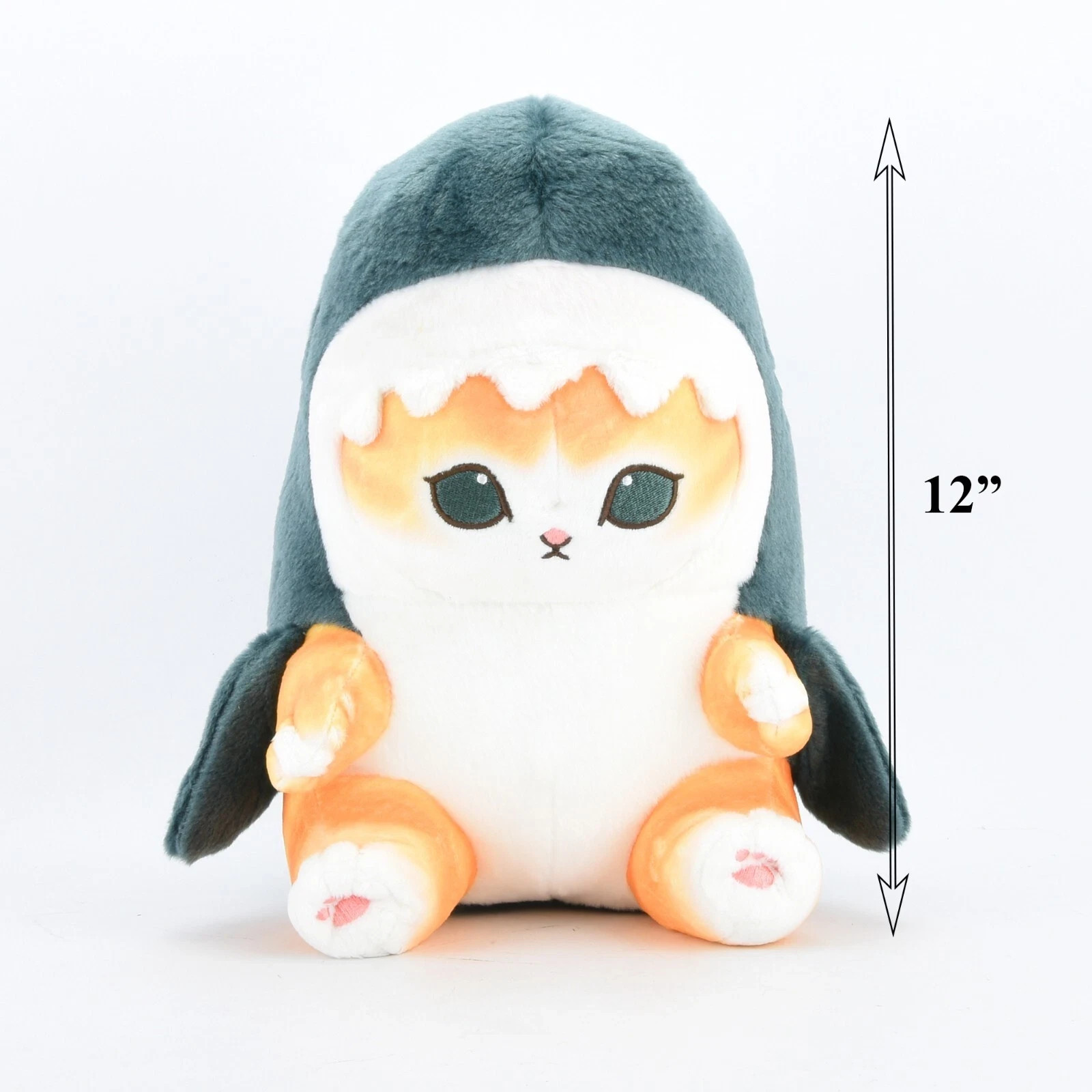 Mofusand Costume Cat Doll Soft Stuffed Plush Shark Cat 12