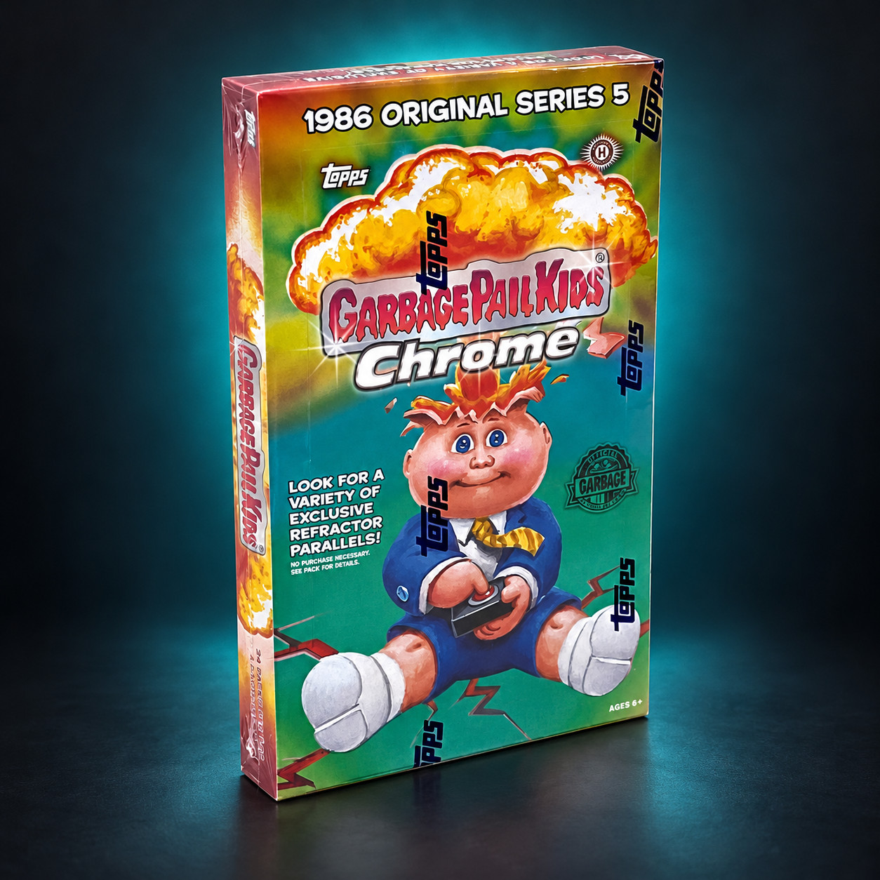 2022 TOPPS CHROME GARBAGE PAIL KIDS SERIES 5 HOBBY BOX 24 PACKS SEALED