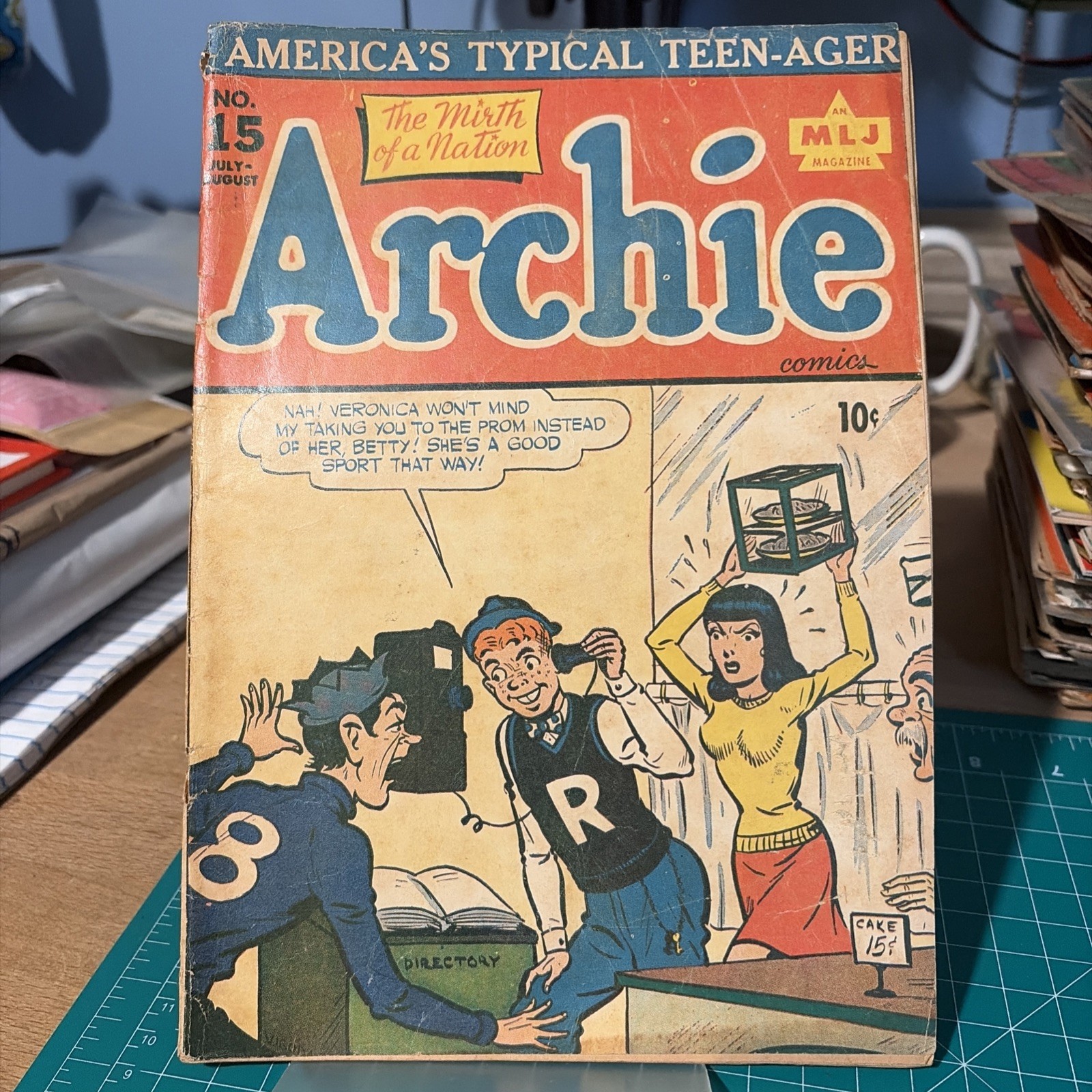 Archie comics #15 1945 vintage golden age Archie comics #15 1945 vintage golden age