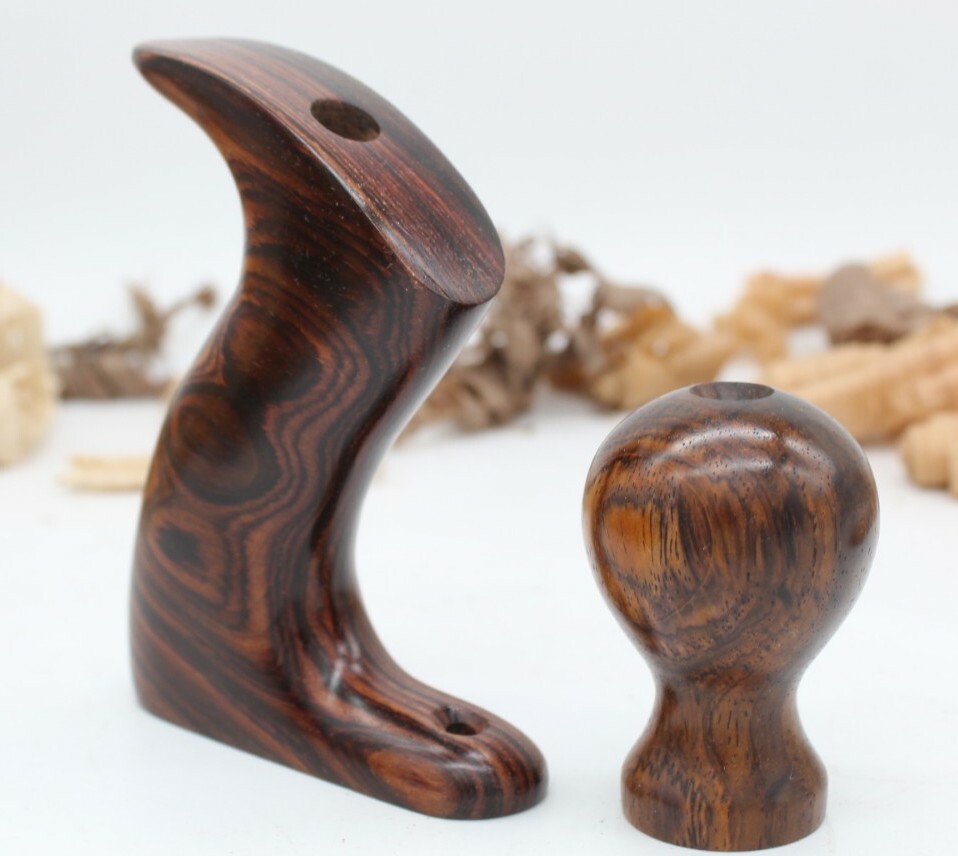 Hand Made Cocobolo Tote & Knob For Lie Nielsen No 4.5, 5, 5.5, and 6 Hand Plane Hand Made Cocobolo Tote & Knob For Lie Nielsen No 4.5, 5, 5.5, and 6 Hand Plane