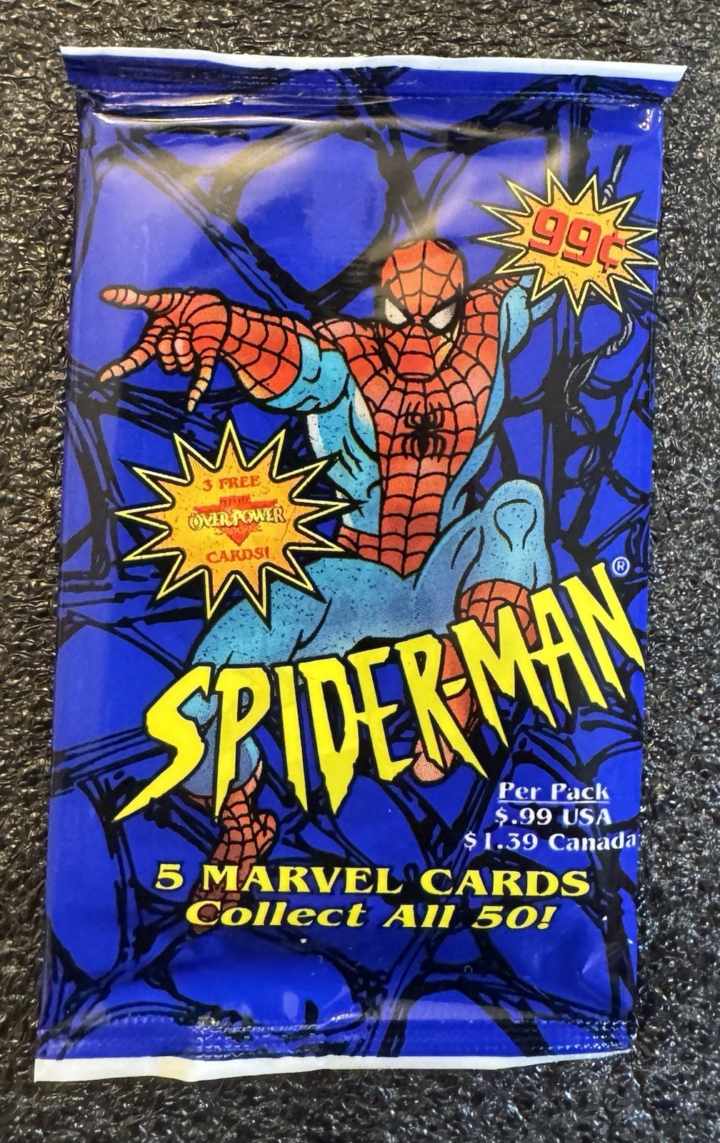 1997 Fleer/Skybox Marvel Spider-Man Trading Card Pack Mint-NM