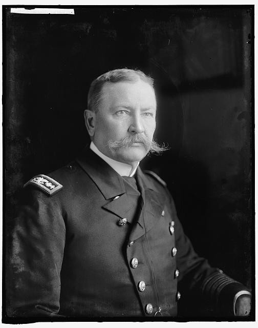 Photo:C.J. Badger 1910s Military Portrait Uniform Mustache Cabinet Card