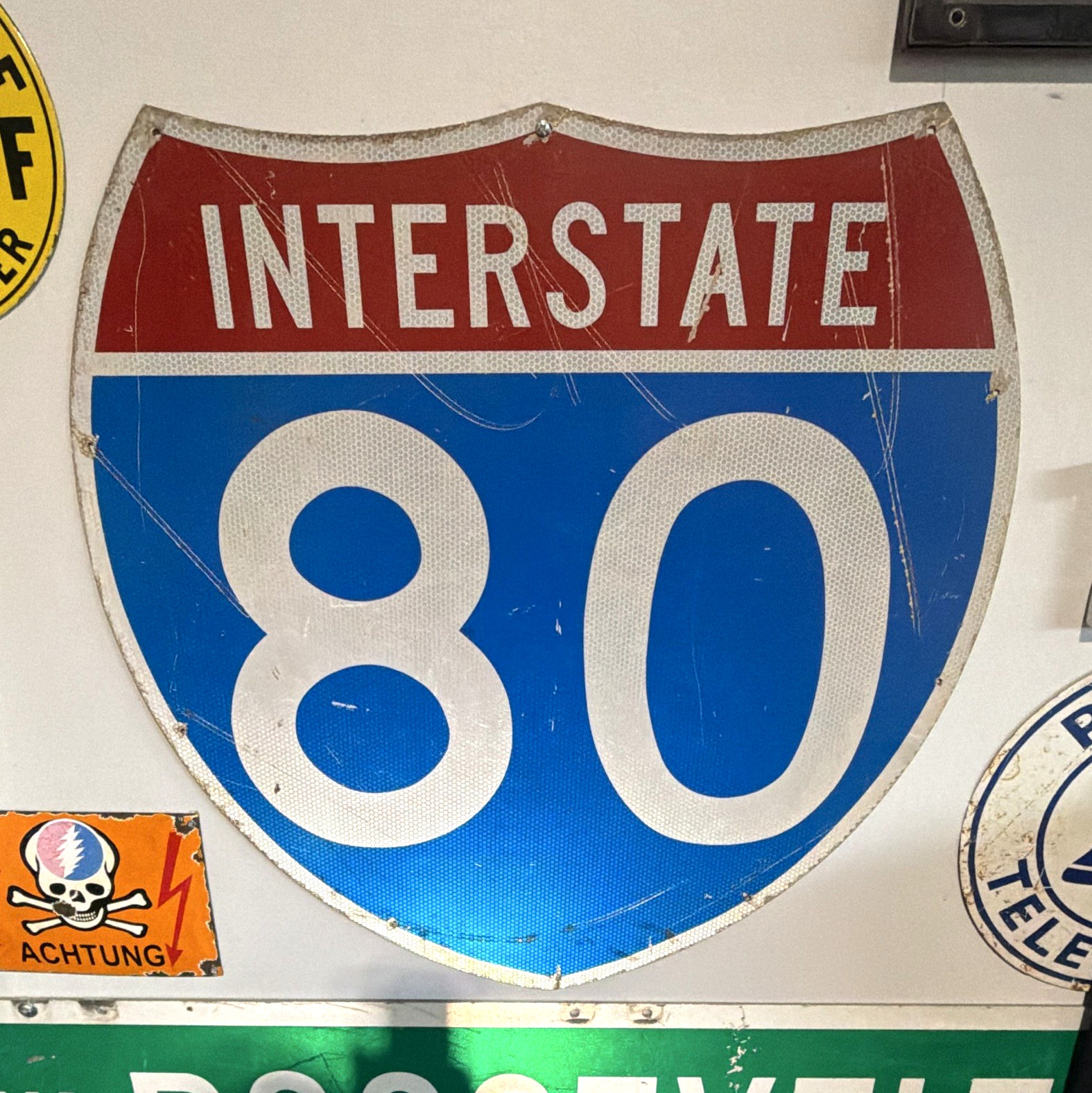 Interstate 80 Highway Shield Road Sign - Interstate Shield Sign 2018