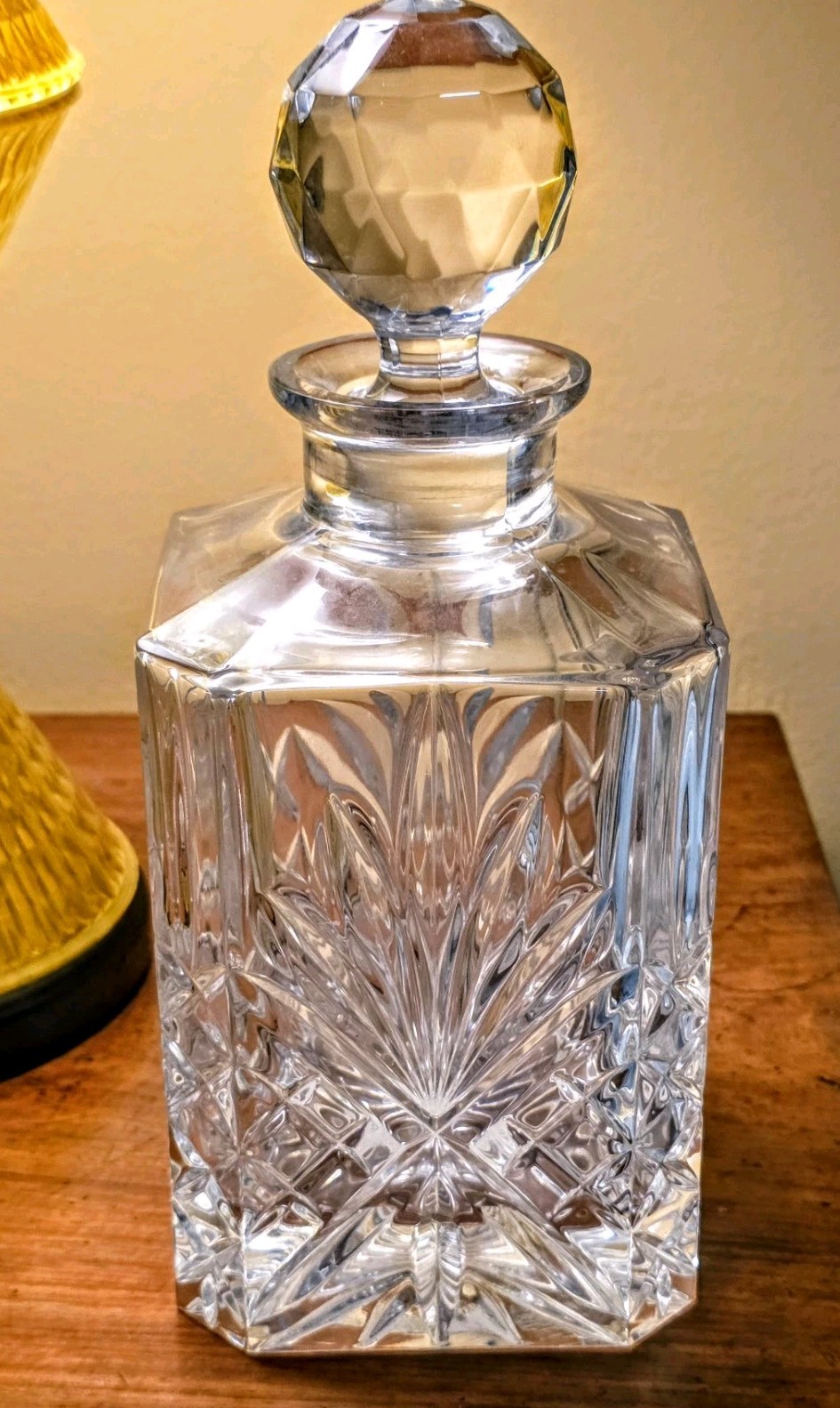 Cavannah Decanter By Mikasa | Czech Lead Crystal 