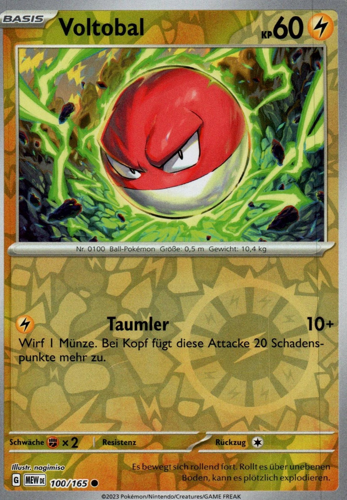 Pokemon Voltobal 151 #100 🇩🇪 Pokemon Voltobal 151 #100 🇩🇪