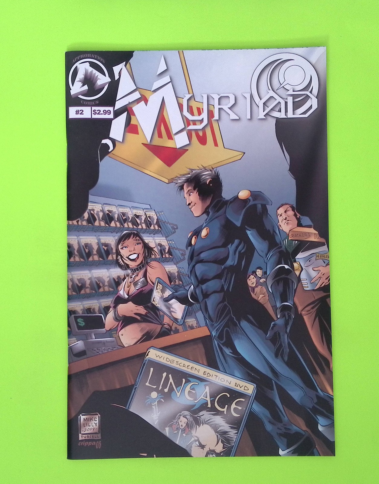 Myriad #2 2005 Approbation Comics High Grade Comic Book W210-110 Myriad #2 2005 Approbation Comics High Grade Comic Book W210-110