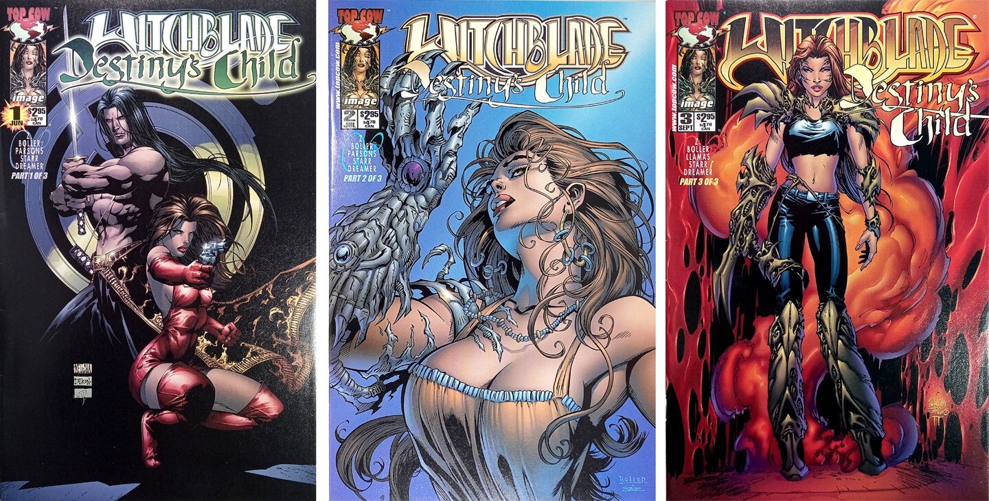 Witchblade Destiny's Child #1 - #3  (2000)   Top Cow Comics  SET 