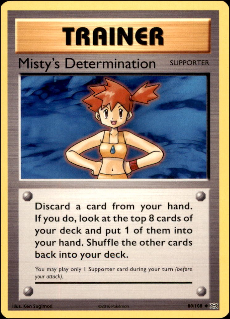 Pokemon - Misty's Determination #80/108 - XY - Evolutions Uncommon