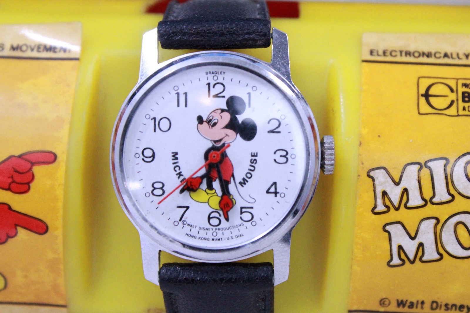 Mickey Mouse Watches Bradley Disney SIII Seiko With Case Mickey Mouse Watches Bradley Disney SIII Seiko With Case