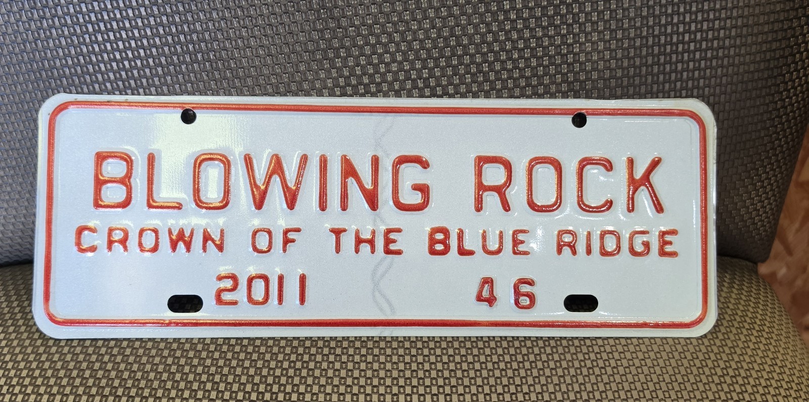 NOS Blowing Rock North Carolina License Plate 2011 NC City Plate #46 NOS Blowing Rock North Carolina License Plate 2011 NC City Plate #46