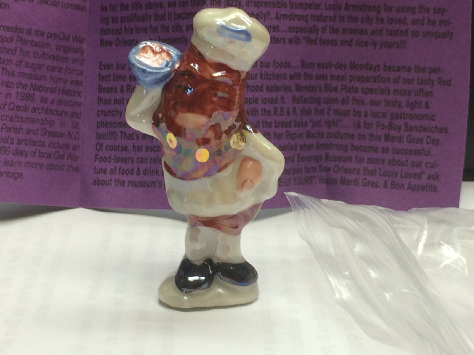 2012 Haydel\'s PROOF king cake baby RED BEAN Mardi Gras New Orleans haydels piece