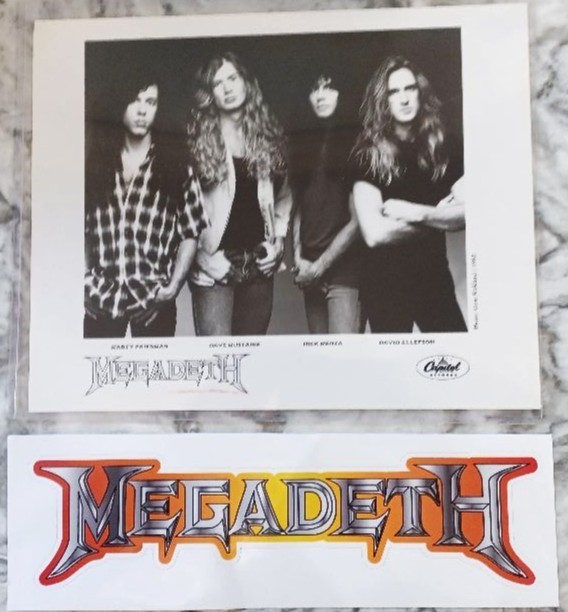 MEGADETH - 1991 PRESS PHOTO - 8\ MEGADETH - 1991 PRESS PHOTO - 8\