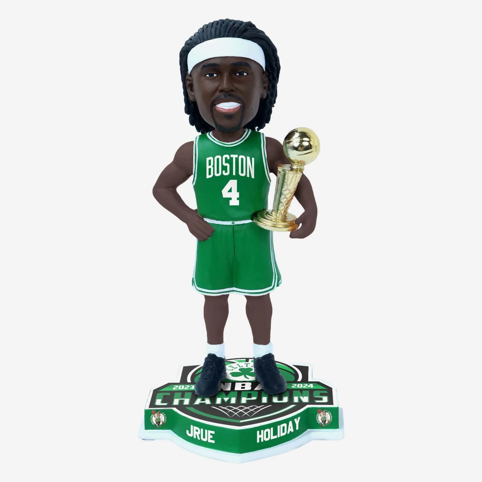 Jrue Holiday Boston Celtics 2024 NBA Champions Green Jersey Bobblehead NBA Jrue Holiday Boston Celtics 2024 NBA Champions Green Jersey Bobblehead NBA