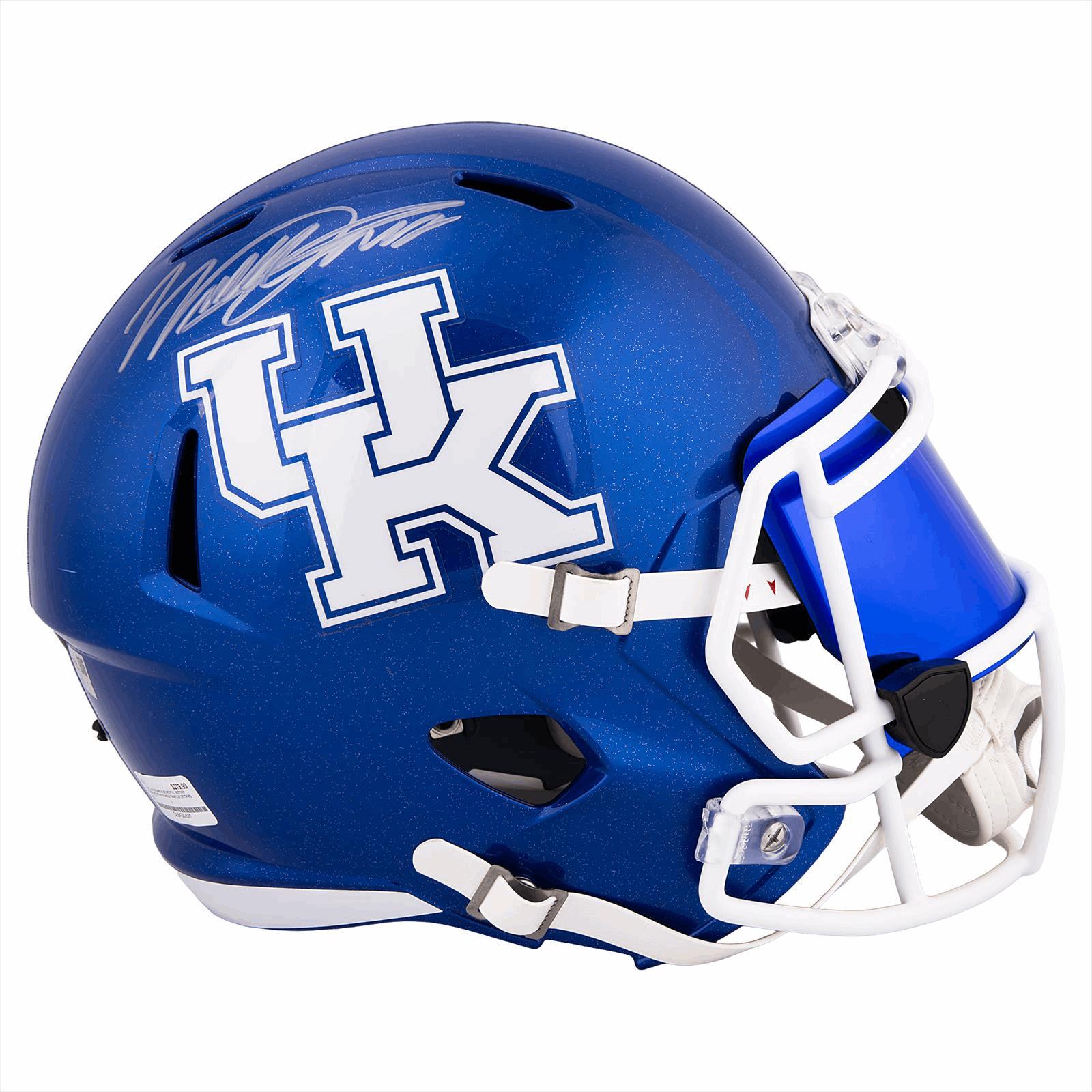 WILL LEVIS SIGNED WILDCATS FULL SIZE REPLICA HELMET WITH EYE SHIELD FANATICS CE WILL LEVIS SIGNED WILDCATS FULL SIZE REPLICA HELMET WITH EYE SHIELD FANATICS CE