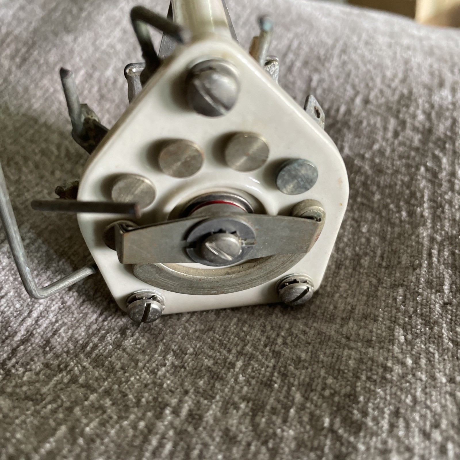 Vintage Ceramic Rotary Lever Switch. Ham Radio Parts