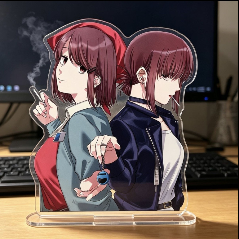 Hot Smoking Behind the Supermarket with You やまだ / たやま Acrylic Figure Standing Mo