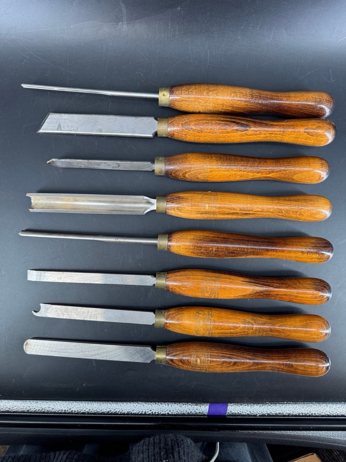 VTG Set of Crown Woodworking Tools Wood Carving Chisels