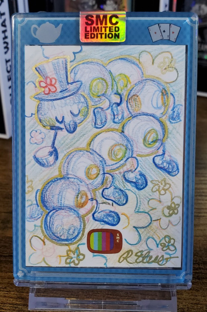 SMC 1/1 Alice in Wonderland SKETCH card by RACHEL ELESE - Saturday Morning Cards SMC 1/1 Alice in Wonderland SKETCH card by RACHEL ELESE - Saturday Morning Cards