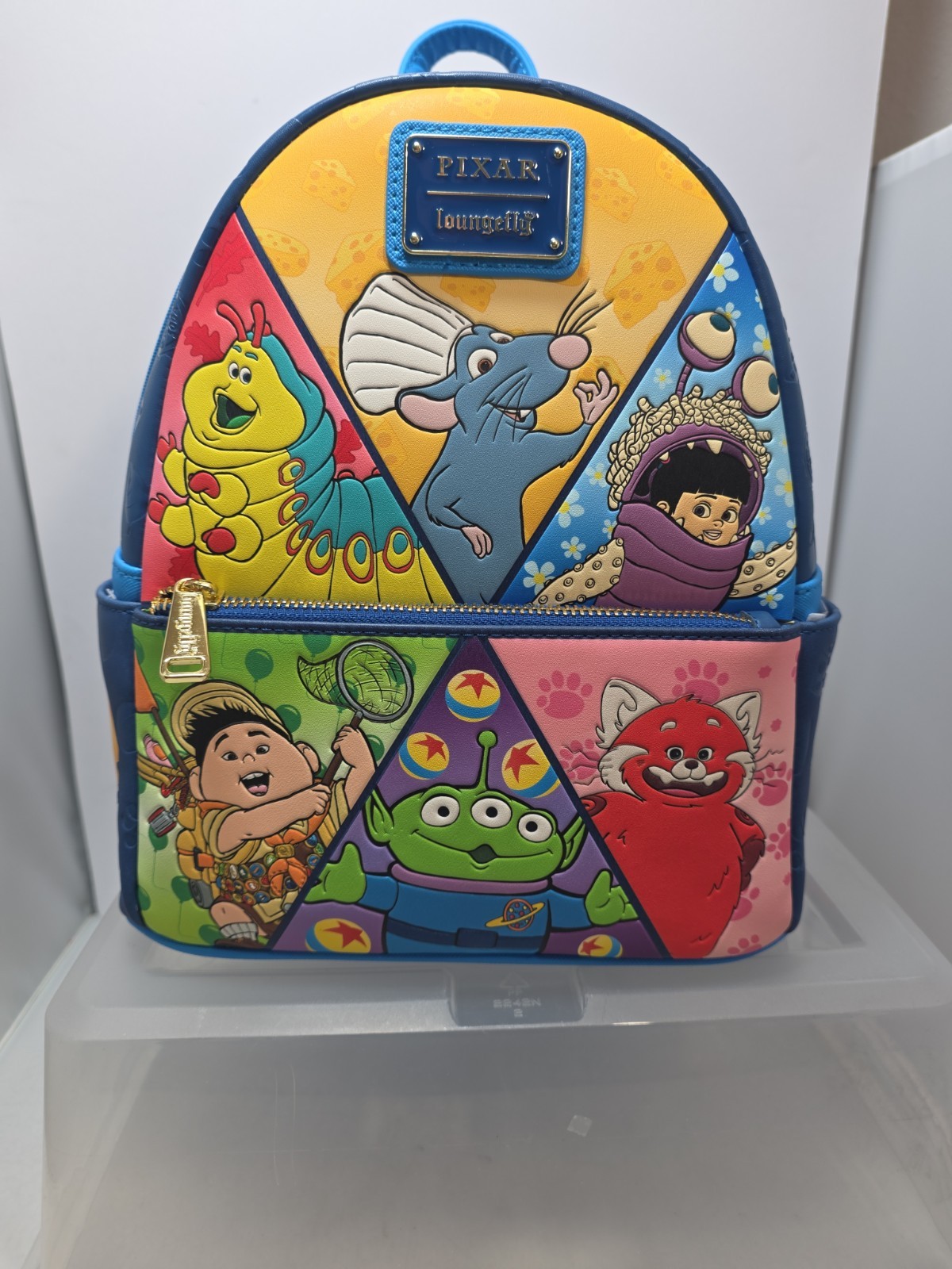 Loungefly Disney Pixar Character Montage Mini Backpack NWT Loungefly Disney Pixar Character Montage Mini Backpack NWT