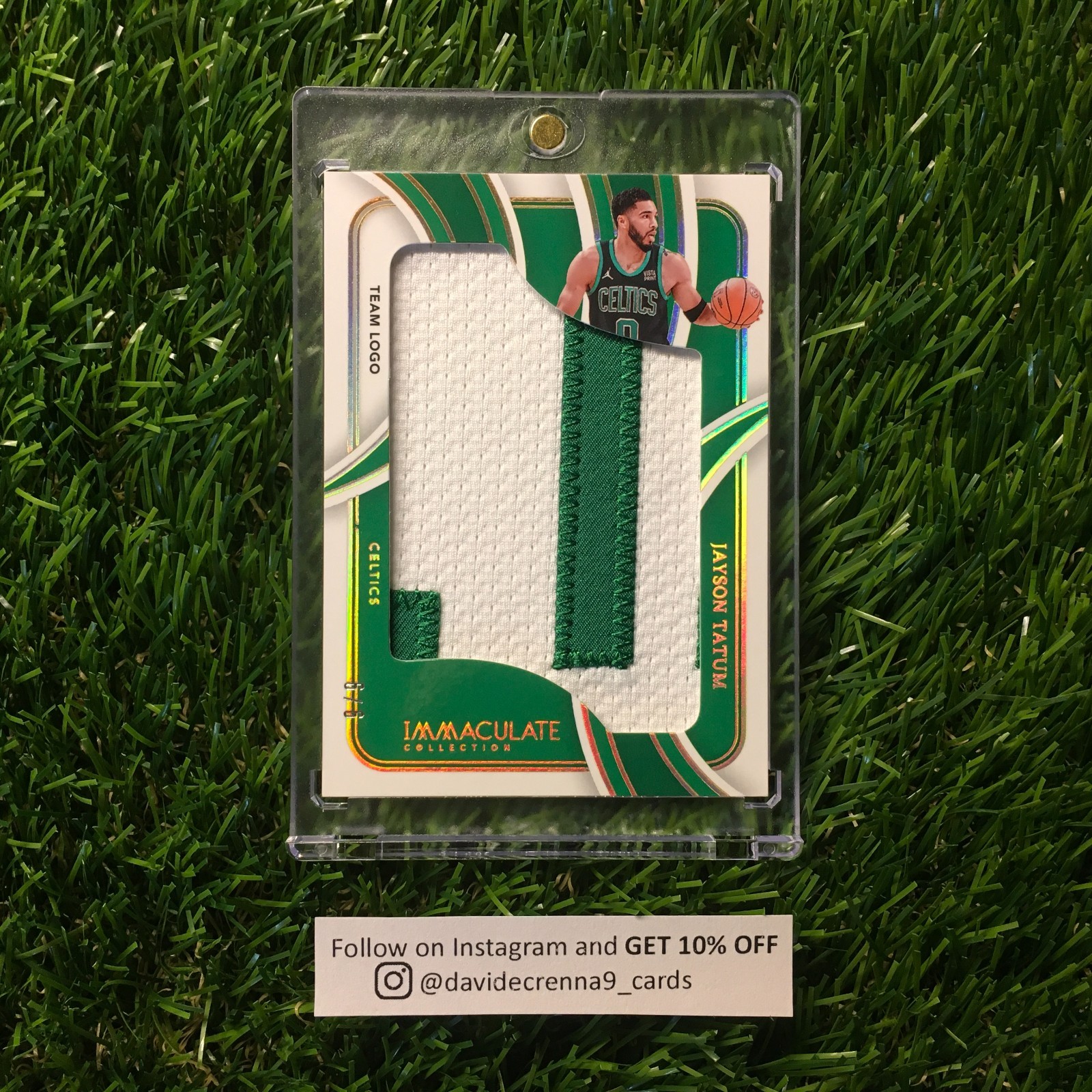 Jayson Tatum 2023-24 Panini Immaculate Collection #JP-TAT Jersey Patch Logo 6/6 Jayson Tatum 2023-24 Panini Immaculate Collection #JP-TAT Jersey Patch Logo 6/6