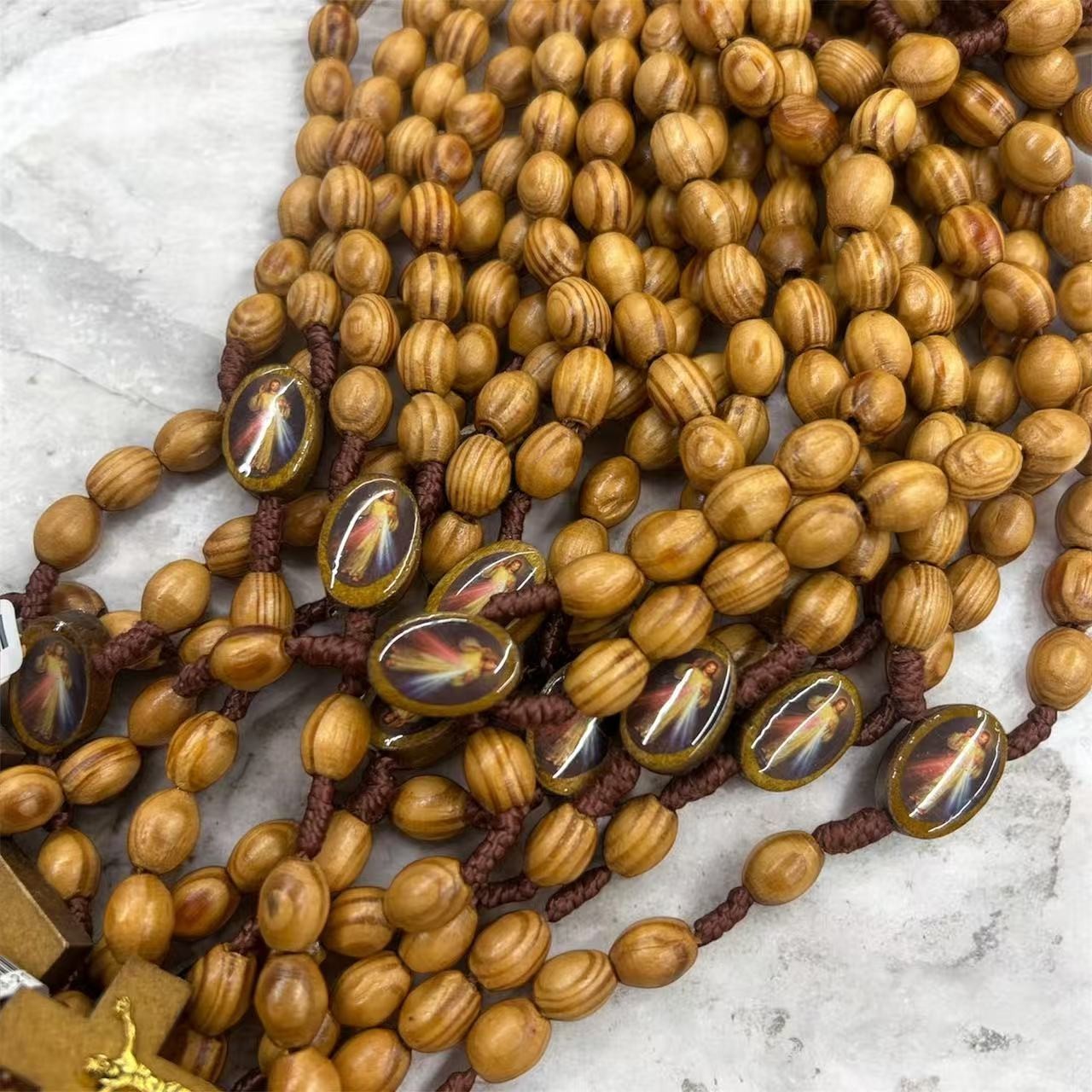 12Pcs Funeral  Favors Rosaries  Recuerdos Para Funeral Rosarios De Madera