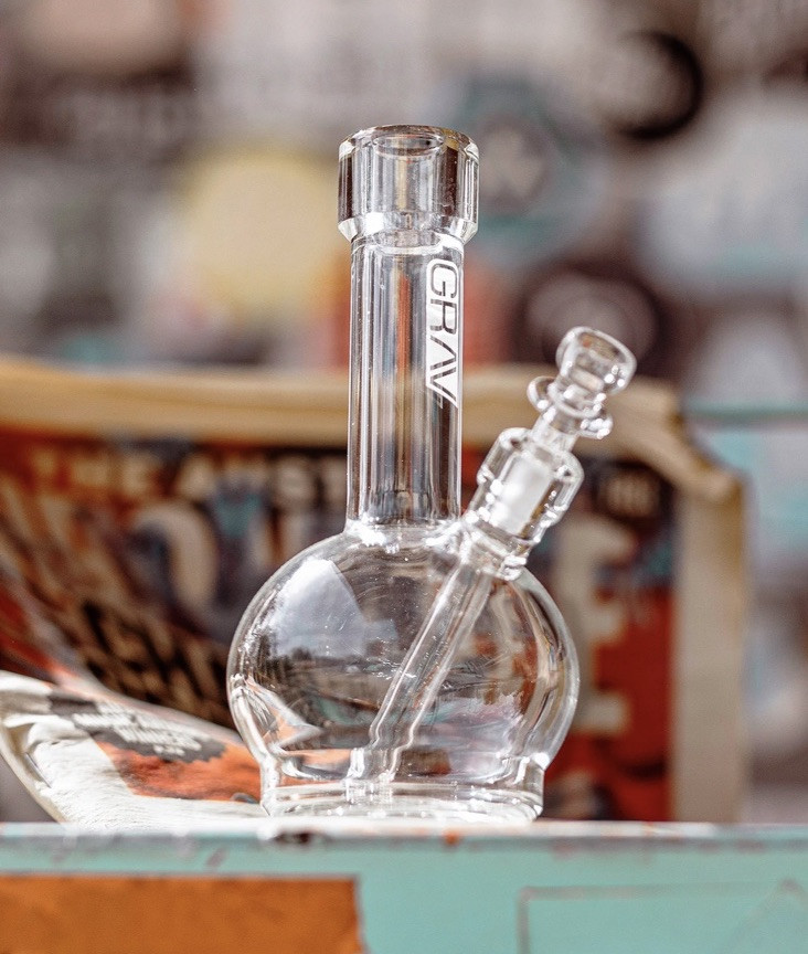 Grav® Mini Round Base BONG 6\