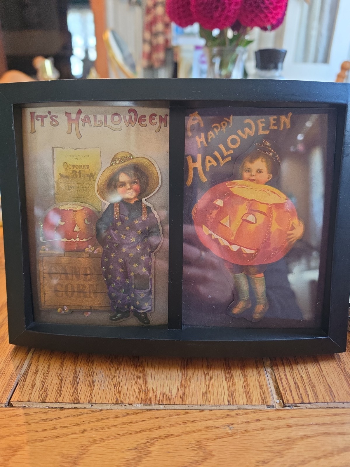 Framed Reprints Ellen Clapsaddle Vintage Lookalike Halloween Art
