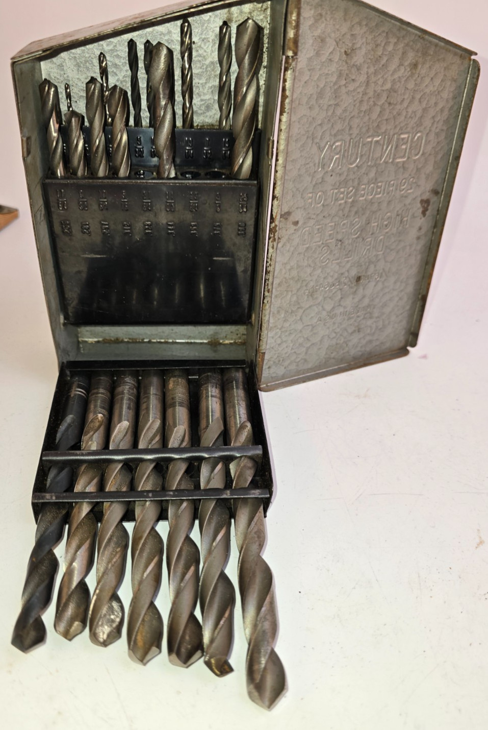 Vintage Century 29 Piece Partial Drill Bit Set 1/16