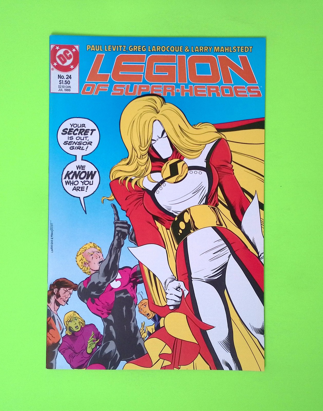 Legion of Super-Heroes #24 Vol. 3 1986 DC Comics High Grade Comic Book Q143-250 Legion of Super-Heroes #24 Vol. 3 1986 DC Comics High Grade Comic Book Q143-250
