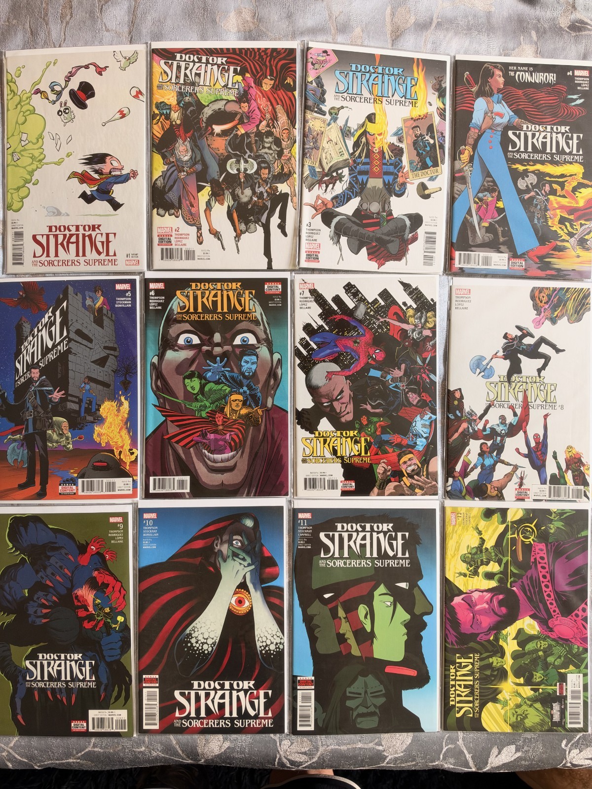 DOCTOR STRANGE AND THE SORCERERS SUPREME 1-12 MARVEL COMIC SET COMPLETE 2016 DOCTOR STRANGE AND THE SORCERERS SUPREME 1-12 MARVEL COMIC SET COMPLETE 2016