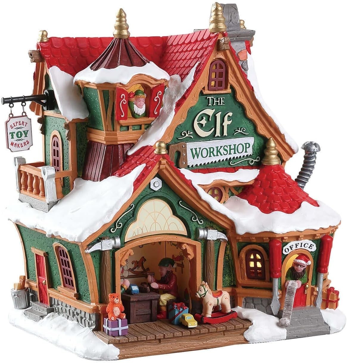 75291 Santa'S Wonderland Lighted Buildings: the Elf Workshop